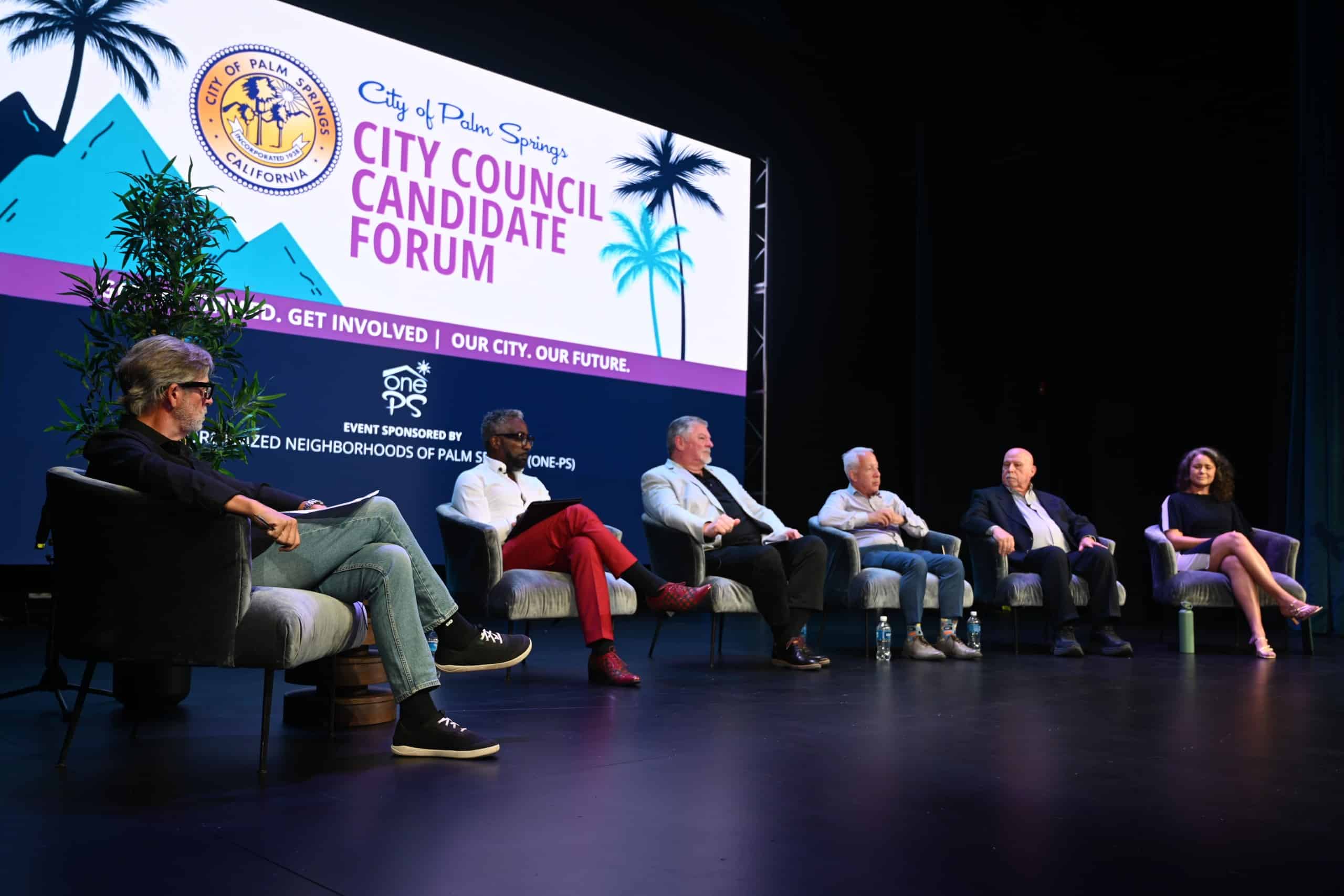 Palm Springs council candidates weigh in on Flock cameras, stalled hotels, more at forum ⋆ The Palm Springs Post